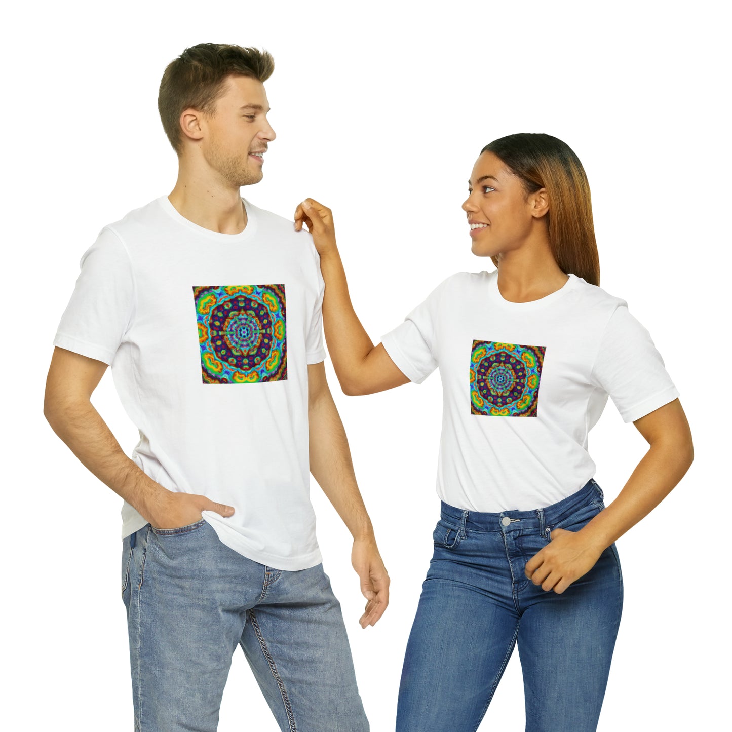 Doris "The Duchess" Delaney - Psychedelic Trippy Pattern Tee Shirt