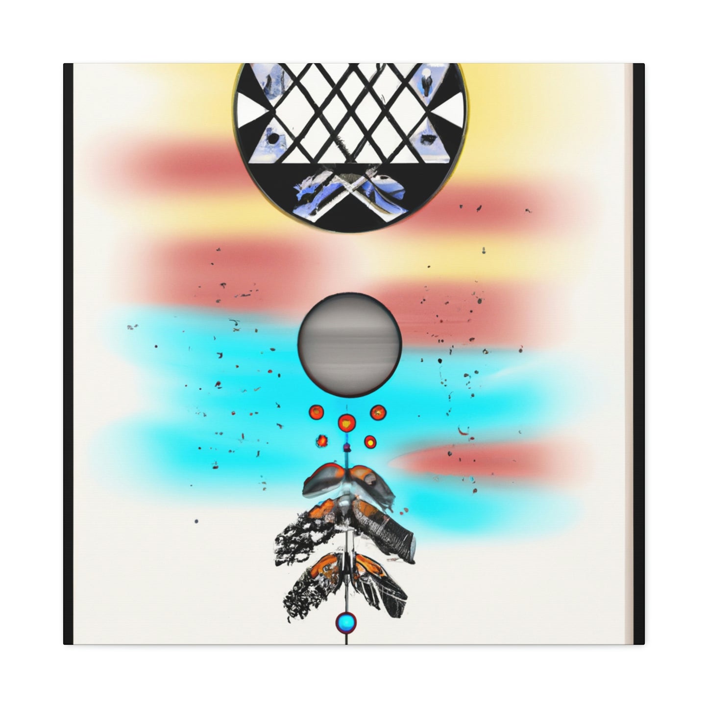 Chief White Cloud - Native American Indian Canvas Wall Art