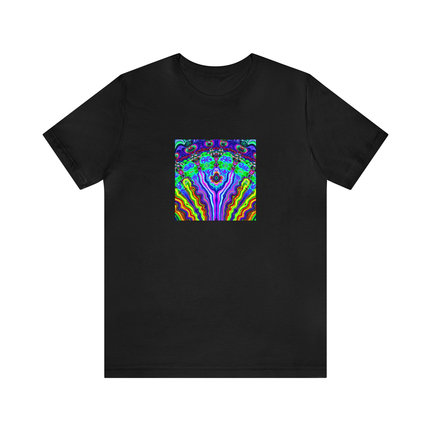 Victor "Vintage" Valentino - - Psychedelic Trippy Pattern Tee Shirt