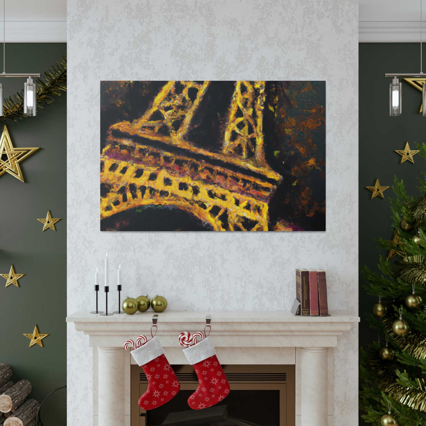 Pauline LePlumeur - Eiffel Tower Canvas Wall Art