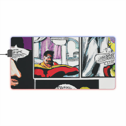 Rusty Roderick - Comic Book Collector LED Light Up Gaming Mouse Pad