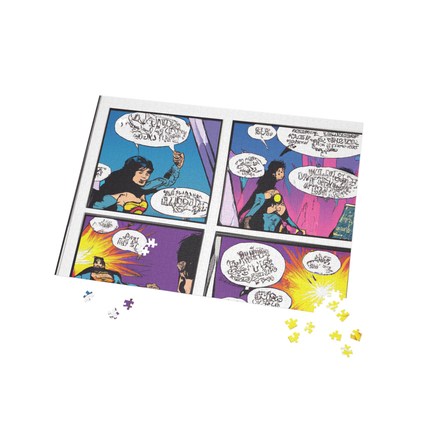 Agnes The Puzzler - 1,000 Piece Comic Book Puzzle Board Game