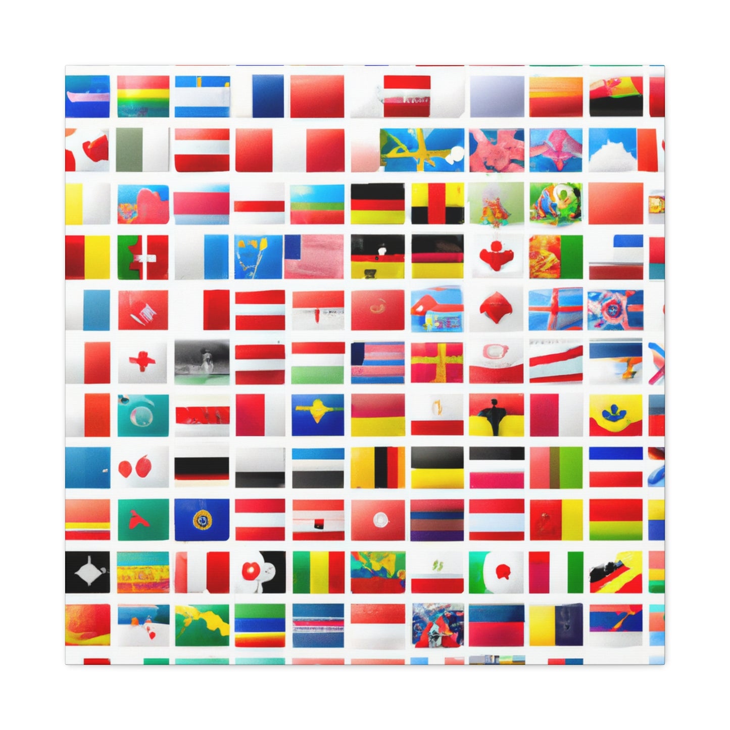 William G. Spear (1845-1929) - Flags Of The World Canvas Wall Art