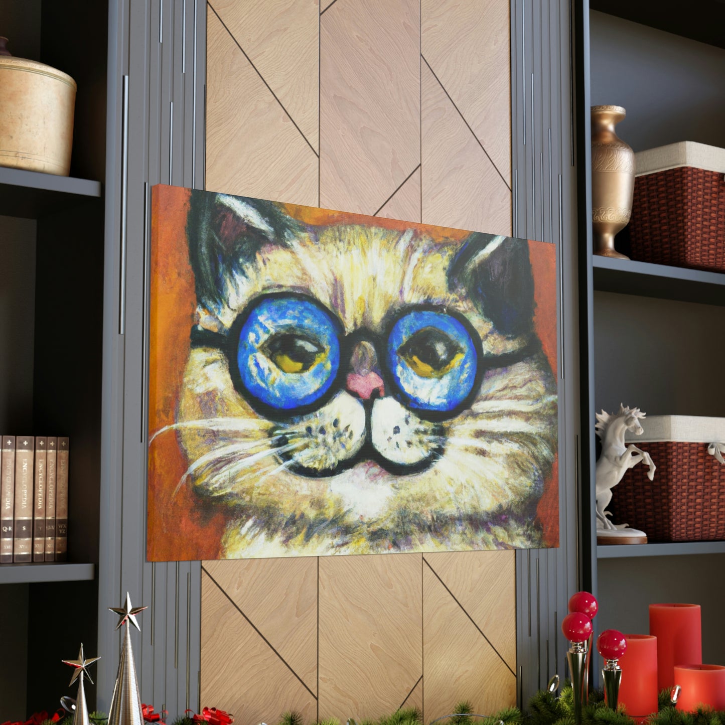 Yardley the Cat - Cat Lovers Canvas Wall Art