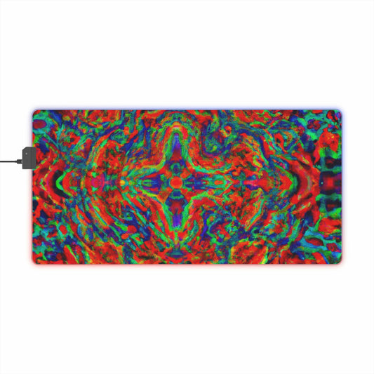 Rockabilly Pete - Psychedelic Trippy LED Light Up Gaming Mouse Pad