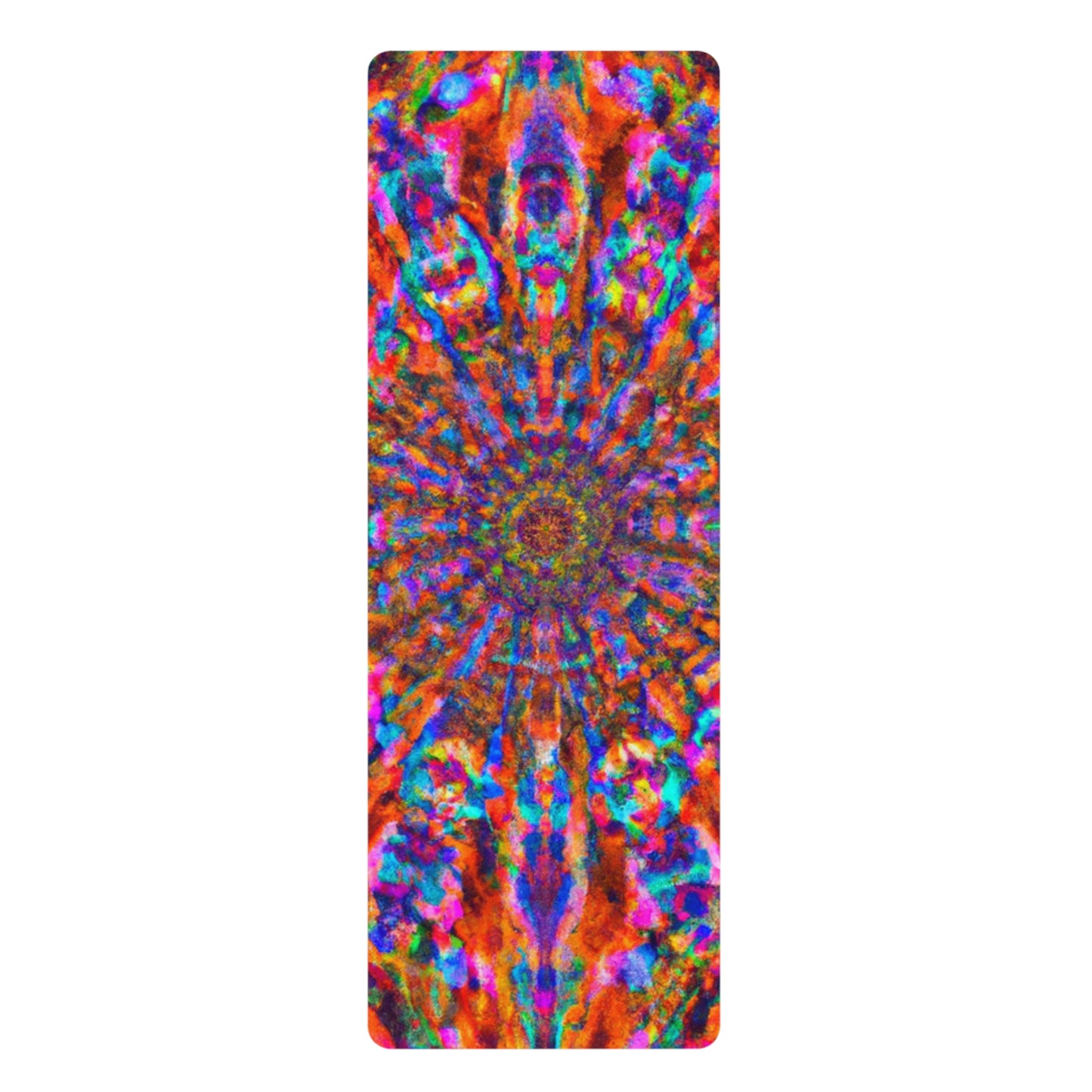 Ernestina Rivers - Psychedelic Yoga Exercise Workout Mat - 24″ x 68"