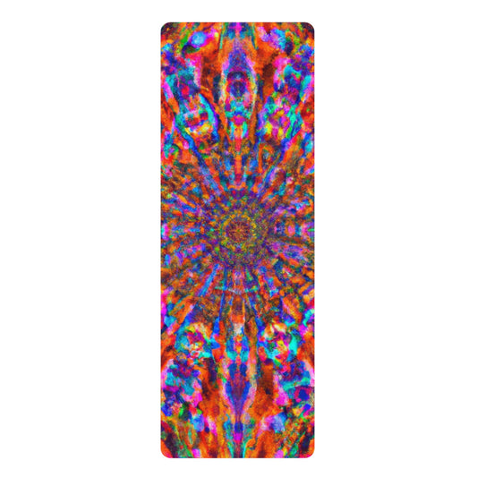 Ernestina Rivers - Psychedelic Yoga Exercise Workout Mat - 24″ x 68"