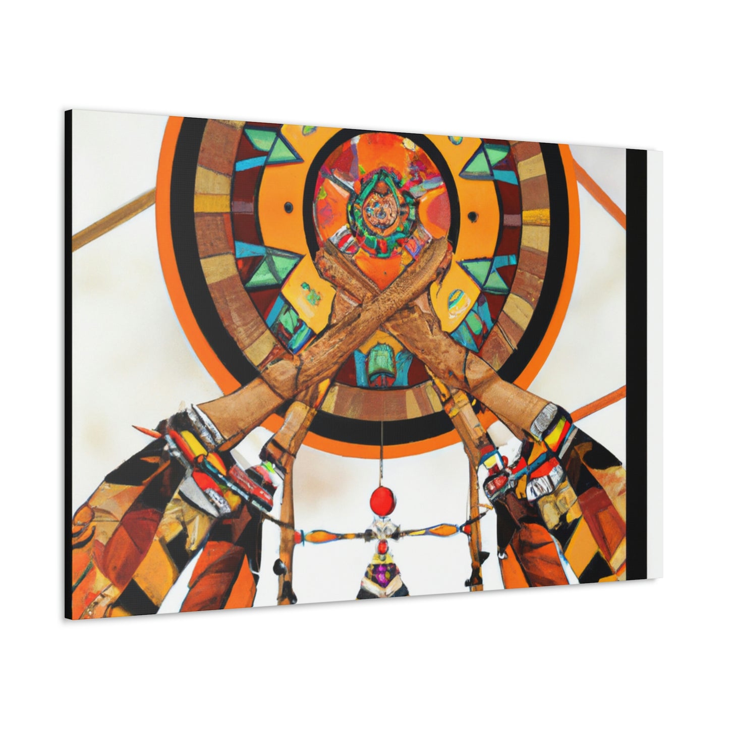 Windsong Cha-na-ma-ti - Native American Indian Canvas Wall Art