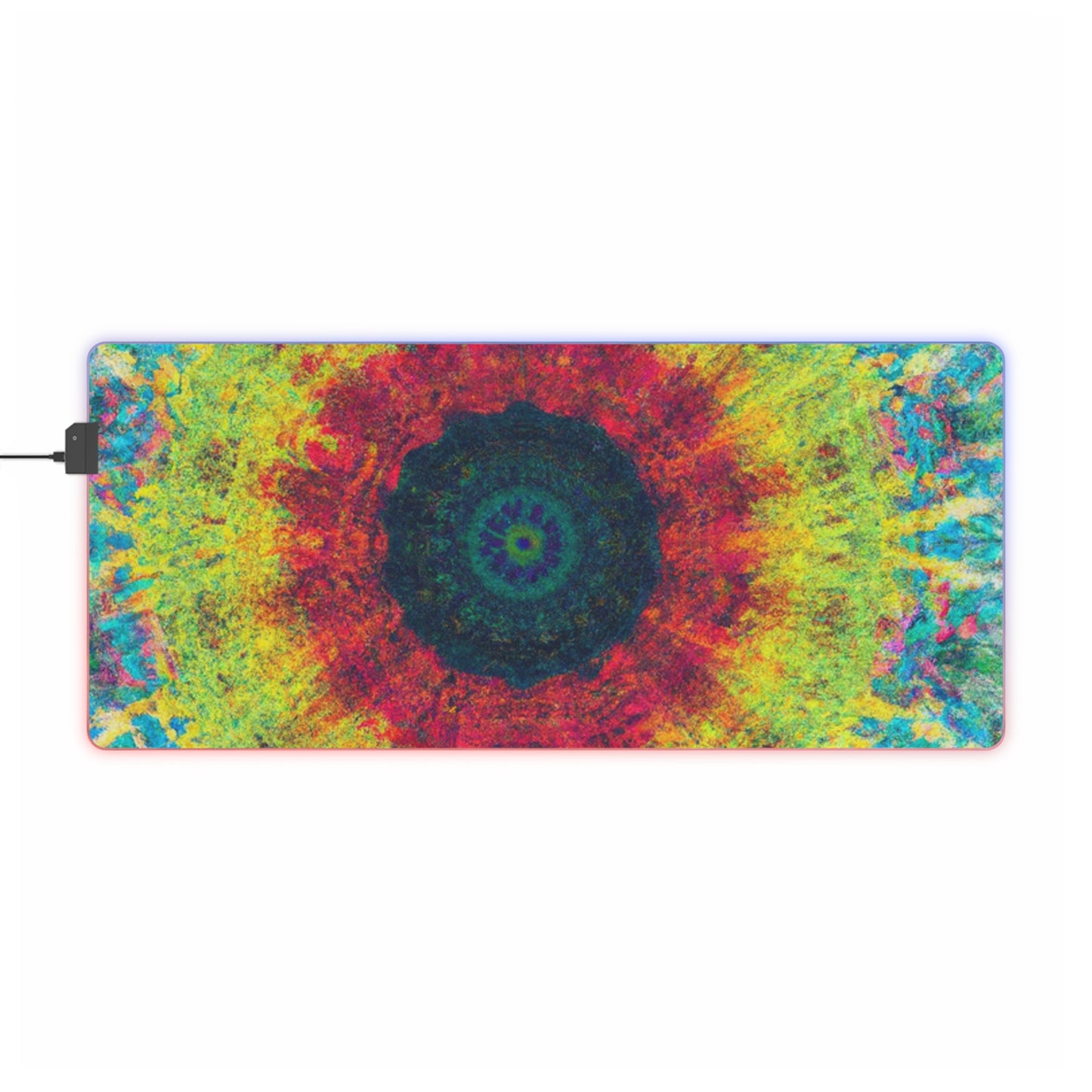 Rocky Rumblehot - Psychedelic Trippy LED Light Up Gaming Mouse Pad