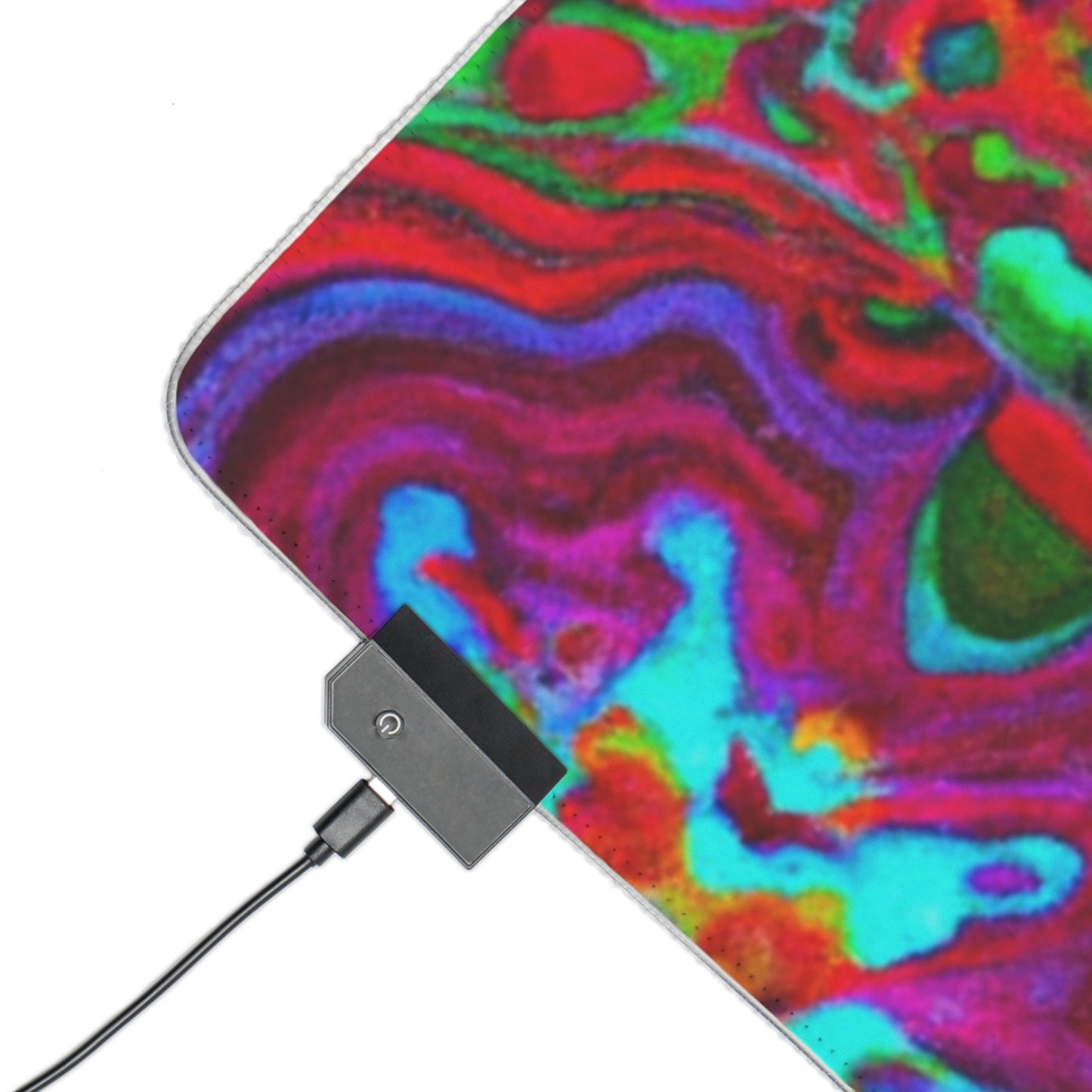 Rocko "Rage" Richards - Psychedelic Trippy LED Light Up Gaming Mouse Pad
