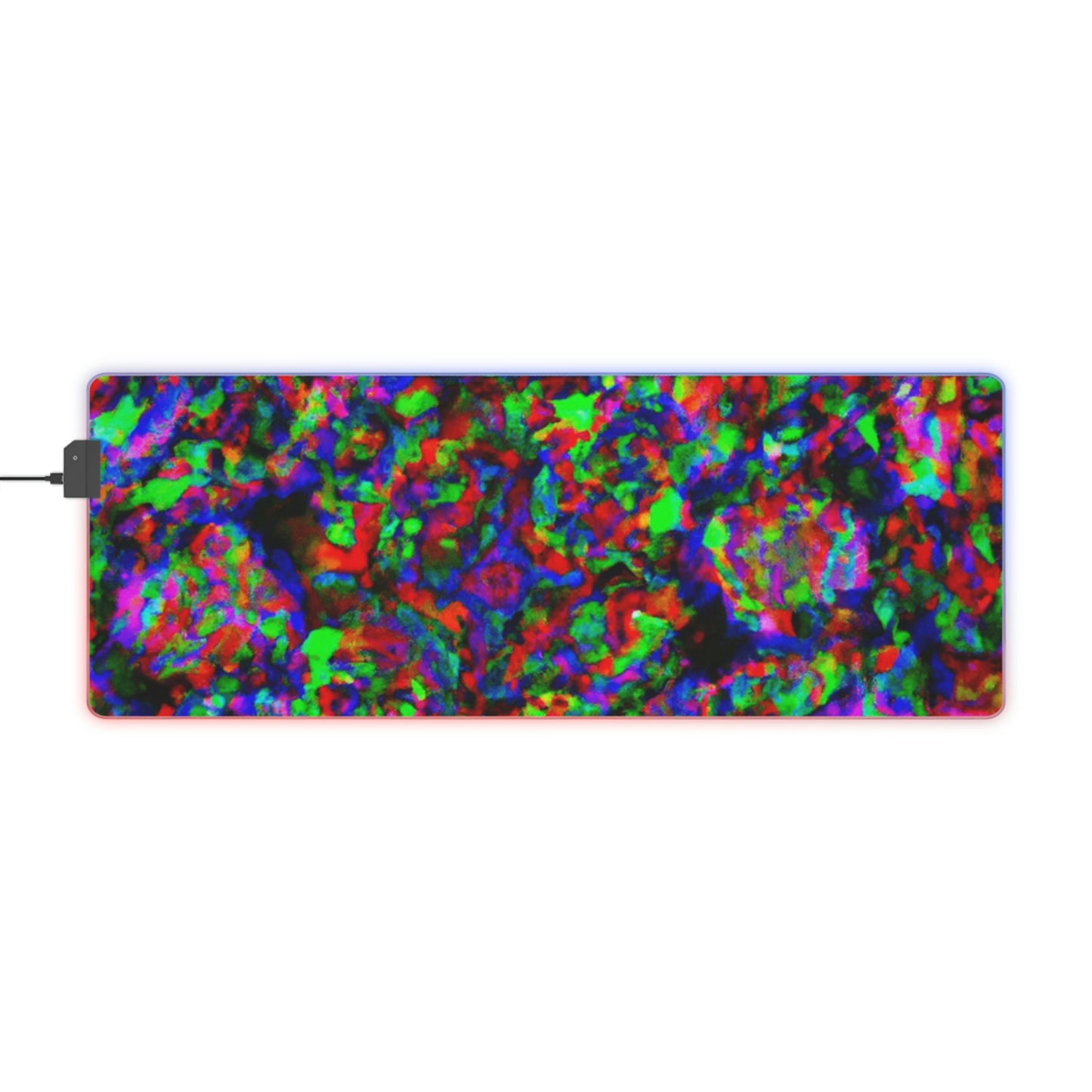 Violette Faberge - Psychedelic Trippy LED Light Up Gaming Mouse Pad