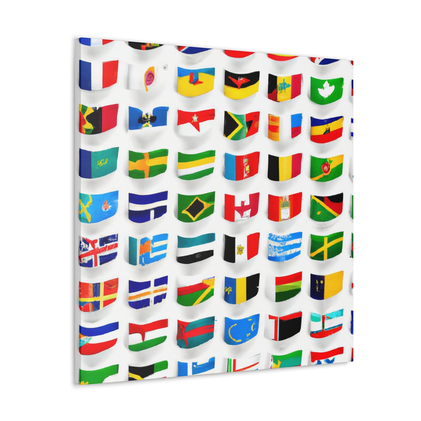 Isabella Rawlingson - Flags Of The World Canvas Wall Art