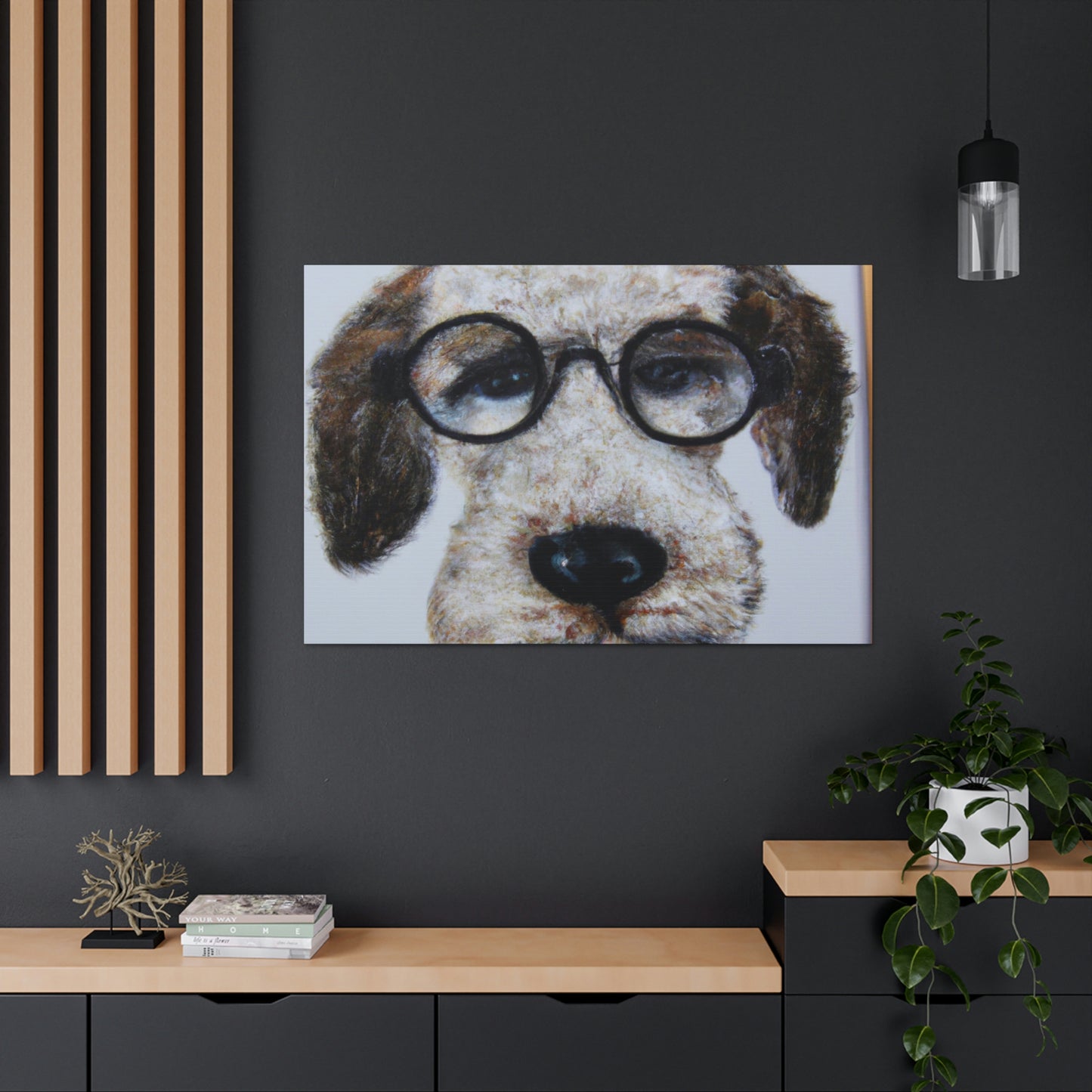 Rocky Rascal - Dog Lovers Canvas Wall Art