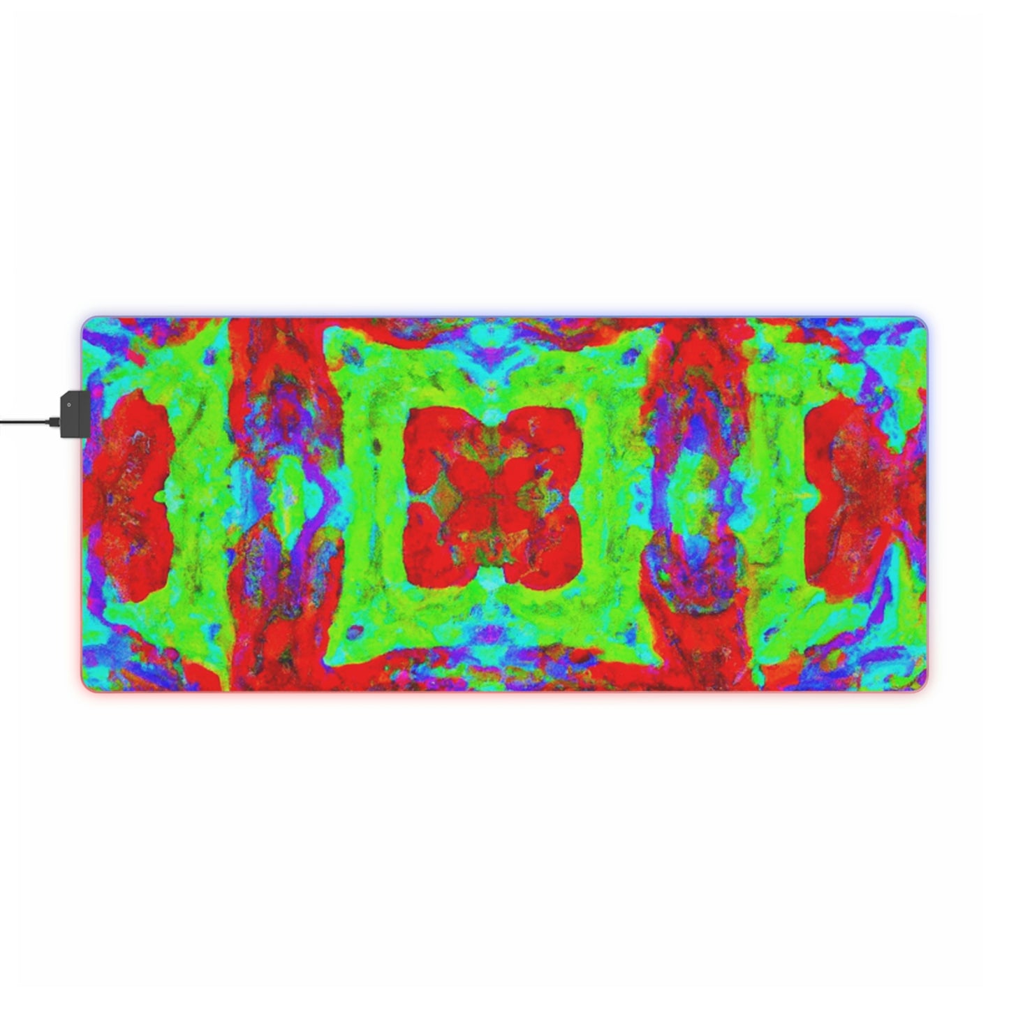 Slim J. Dingleberry - Psychedelic Trippy LED Light Up Gaming Mouse Pad