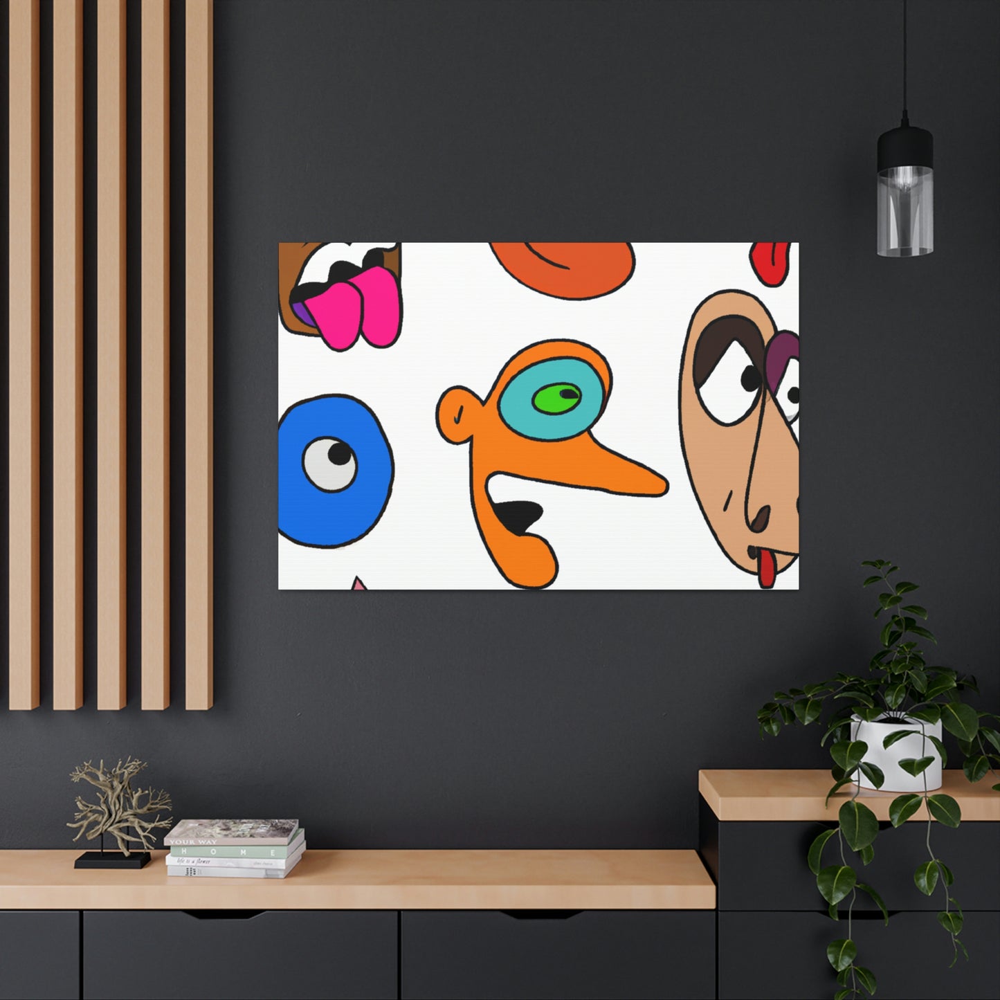 Caroline LeFevre - Cartoon Collector Canvas Wall Art