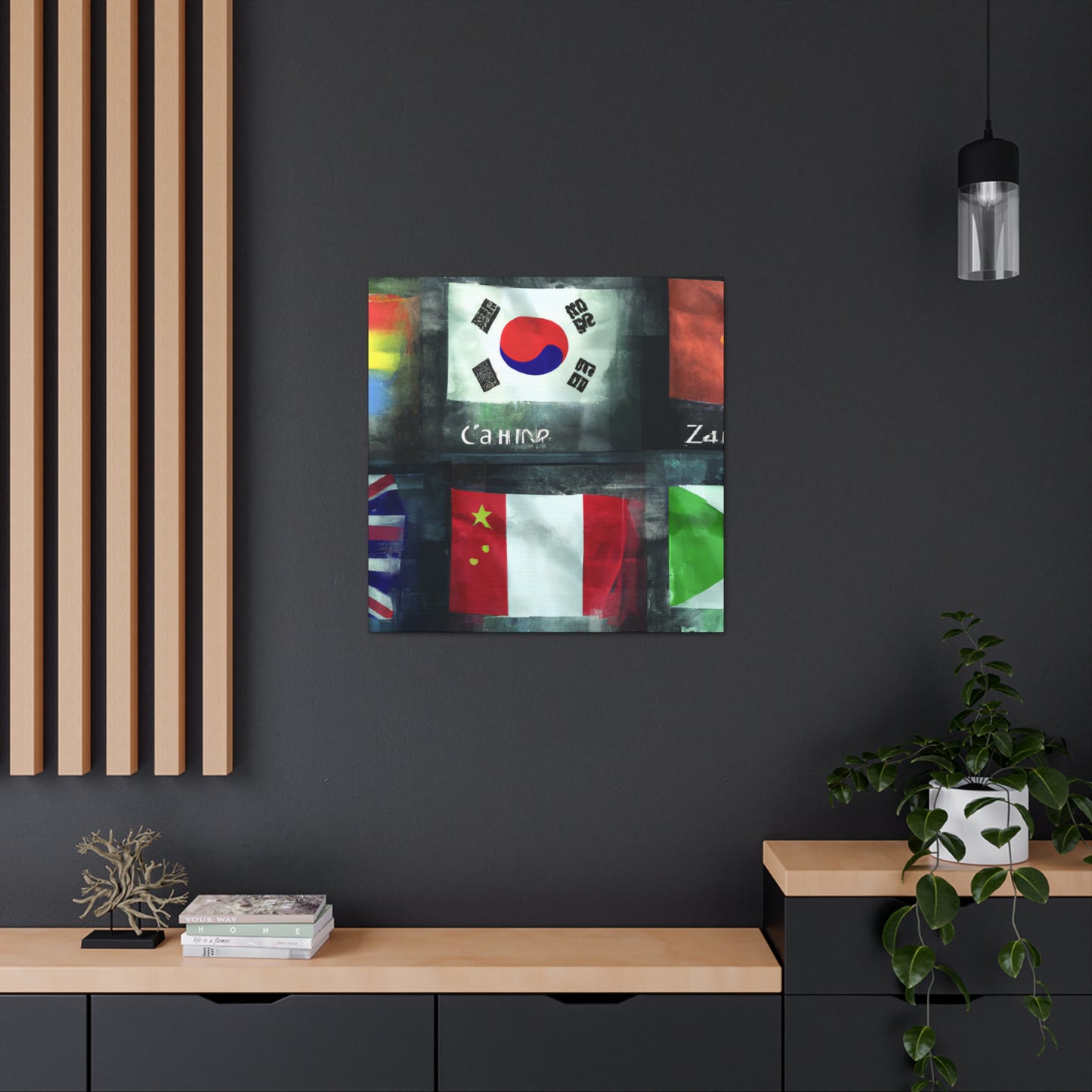 John R. L. Beattie - Flags Of The World Canvas Wall Art