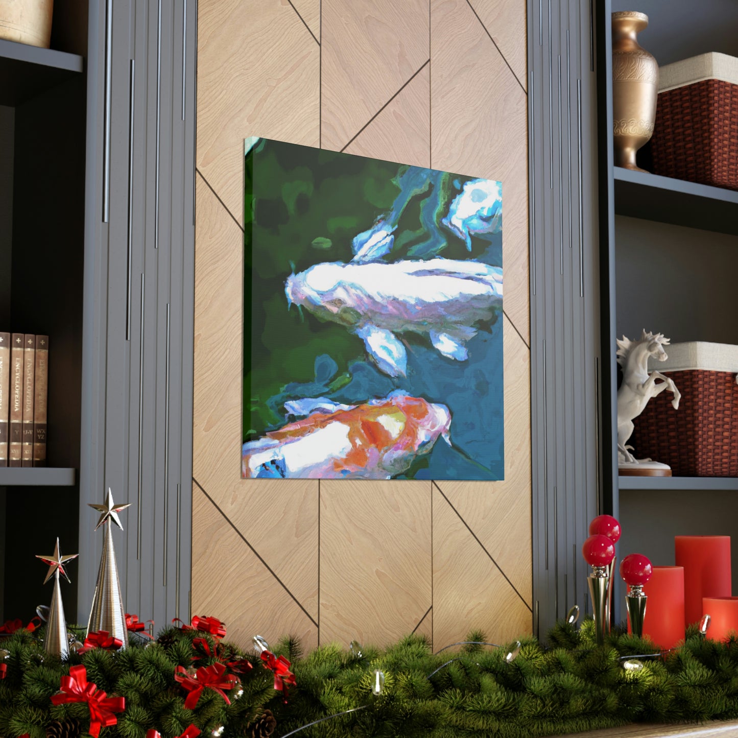 Minaeus - Koi Fish Canvas Wall Art
