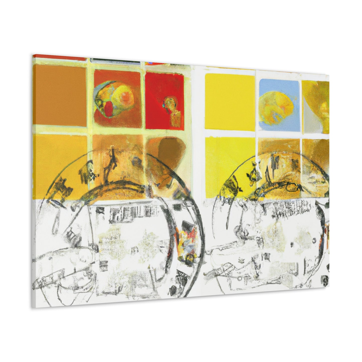 Global Greetings Stamp Collection - Postage Stamp Collector Canvas Wall Art