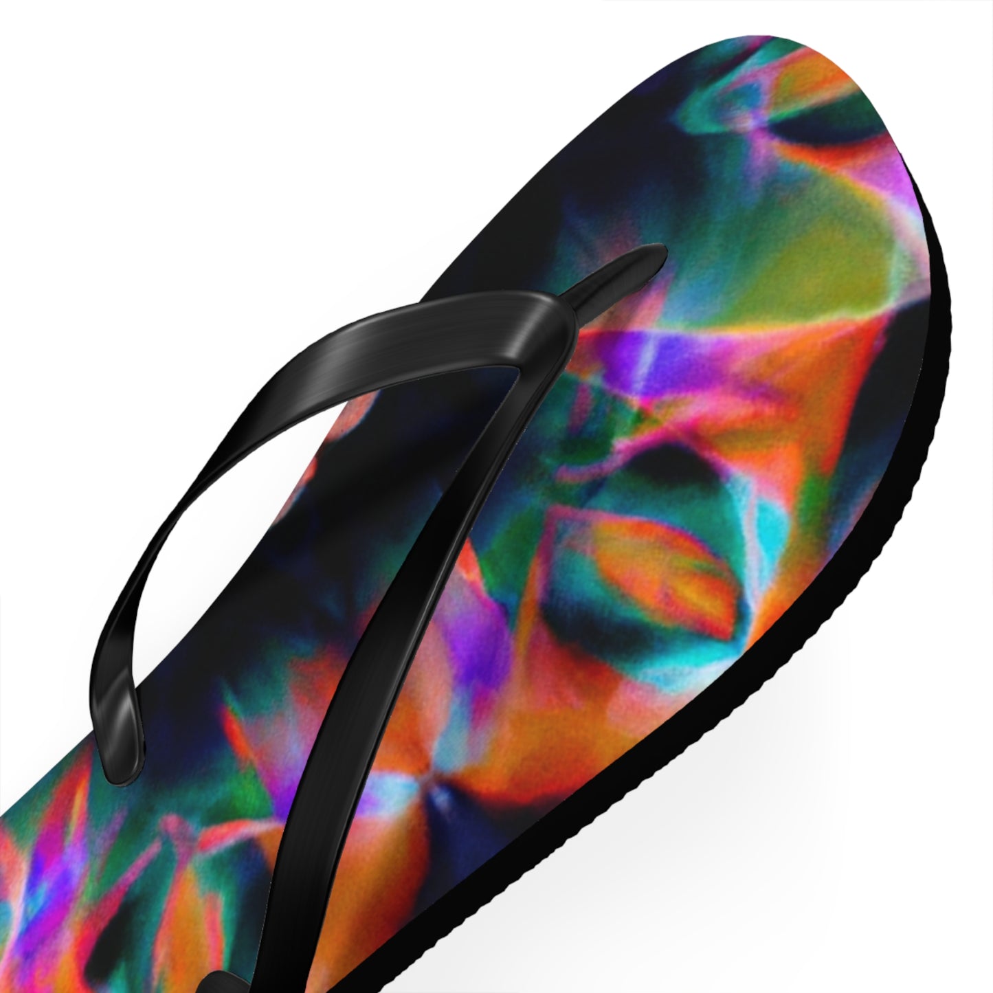 Edwina Applegate Bootmakers - Psychedelic Trippy Flip Flop Beach Sandals