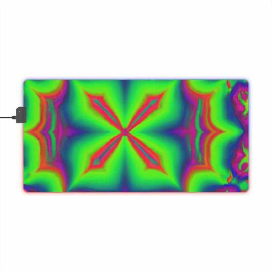 Rock 'n' Rolla Perry - Psychedelic Trippy LED Light Up Gaming Mouse Pad