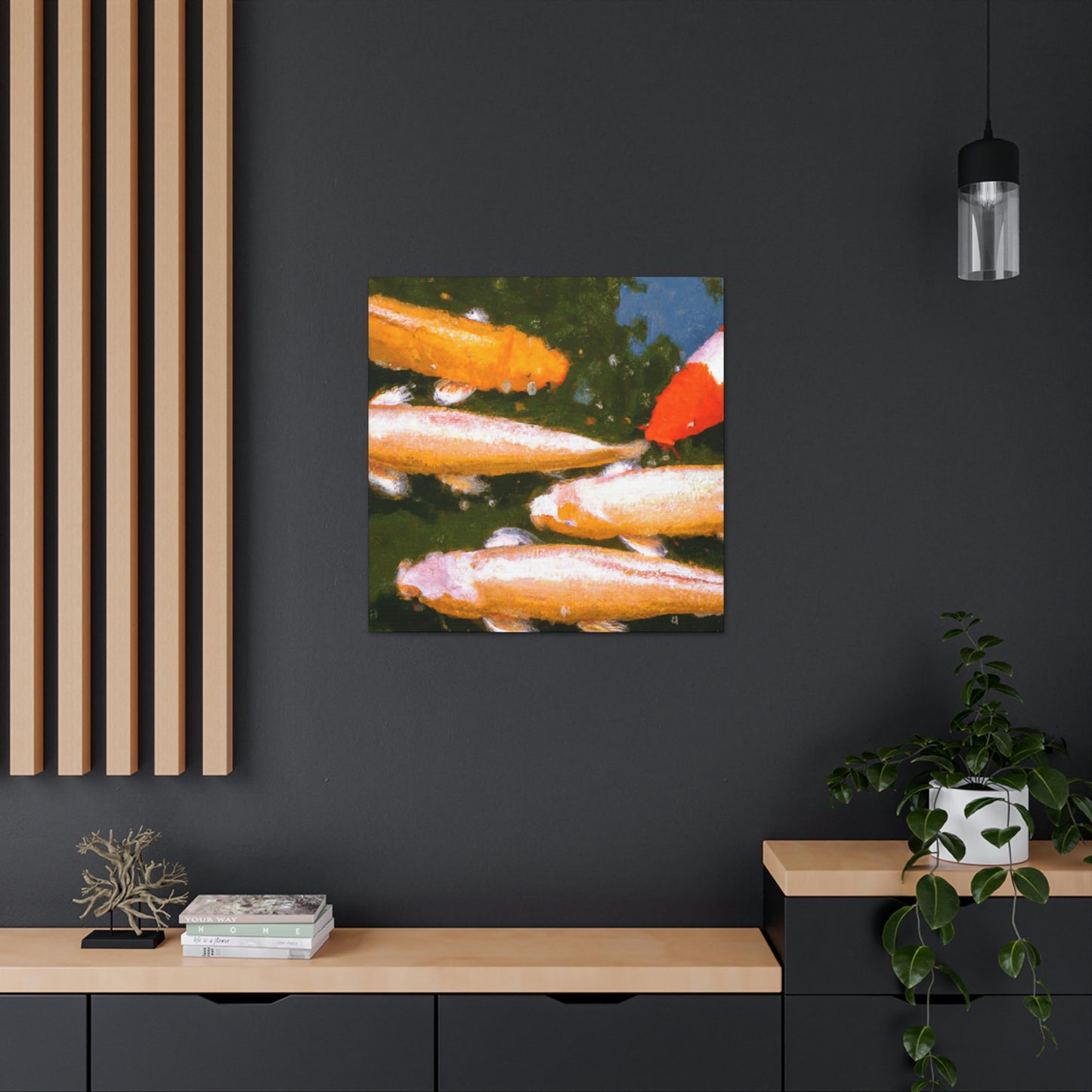 Johnasanna - Koi Fish Canvas Wall Art