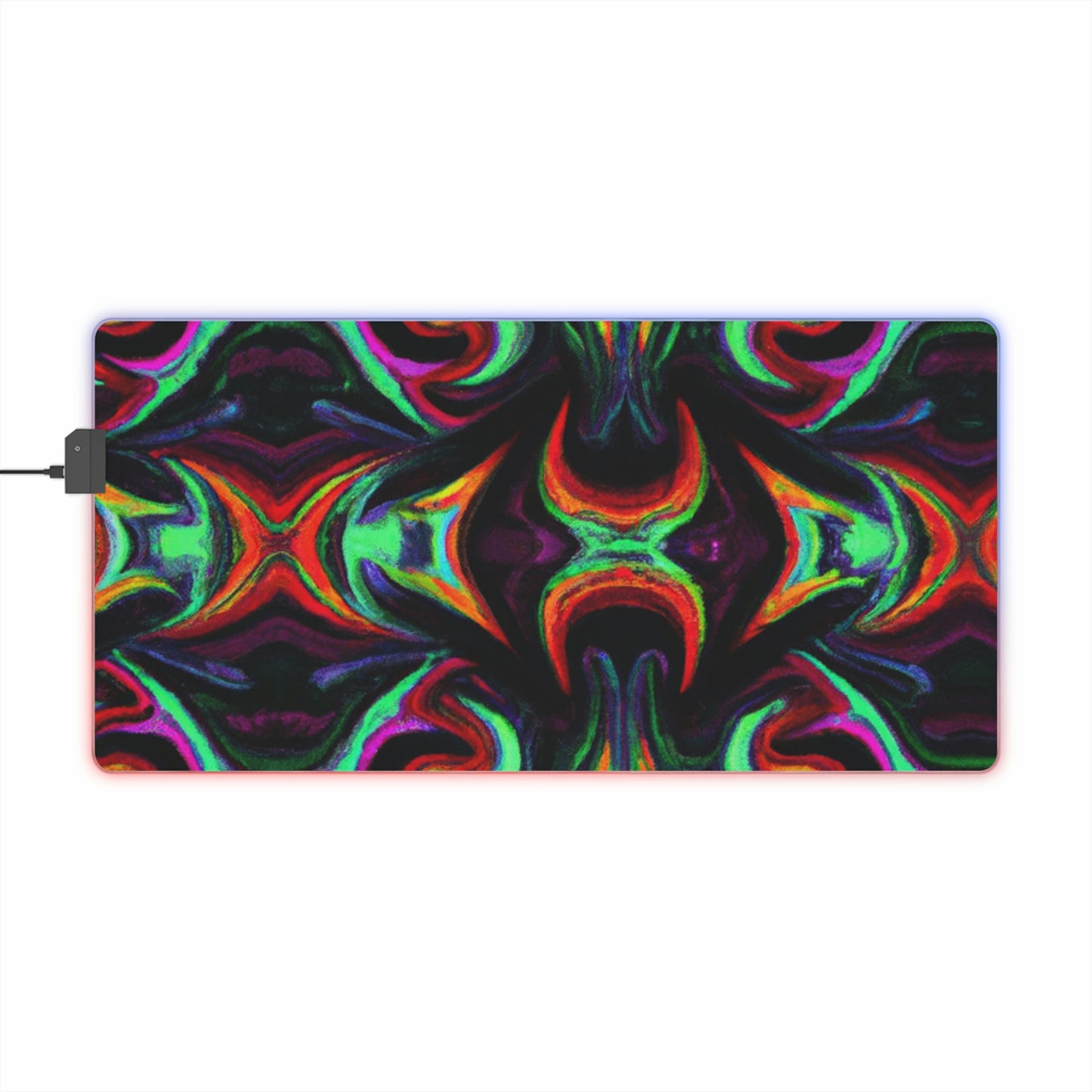 Roy Rumblepants - Psychedelic Trippy LED Light Up Gaming Mouse Pad