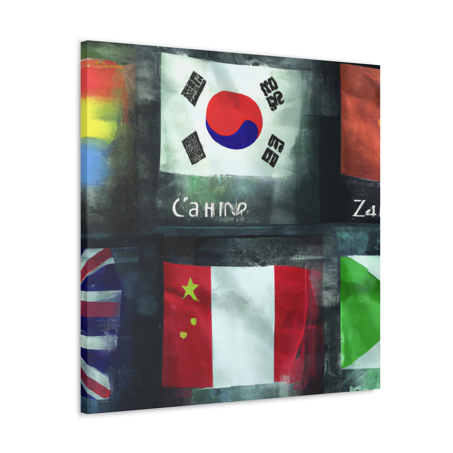 John R. L. Beattie - Flags Of The World Canvas Wall Art