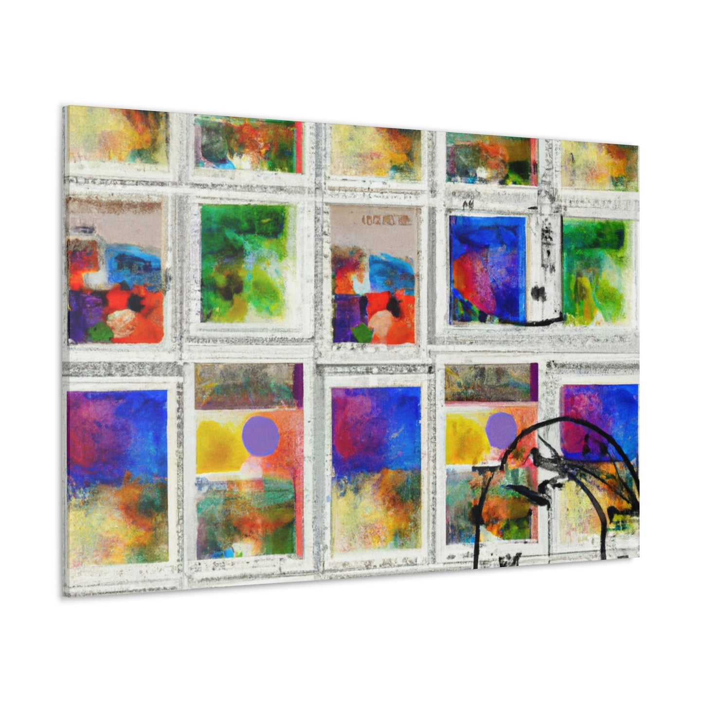 Global Heritage Commemorative Stamps - Postage Stamp Collector Canvas Wall Art