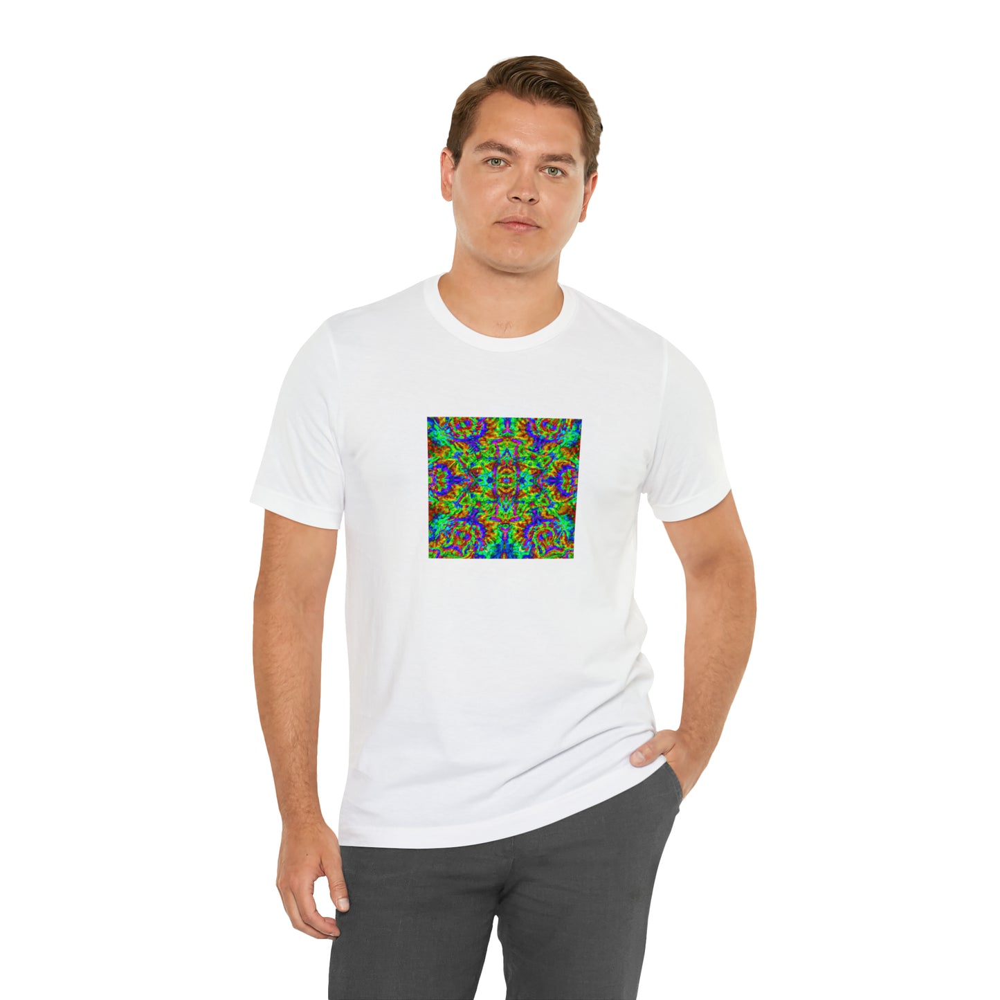 Oscar Wheatley - Psychedelic Trippy Pattern Tee Shirt