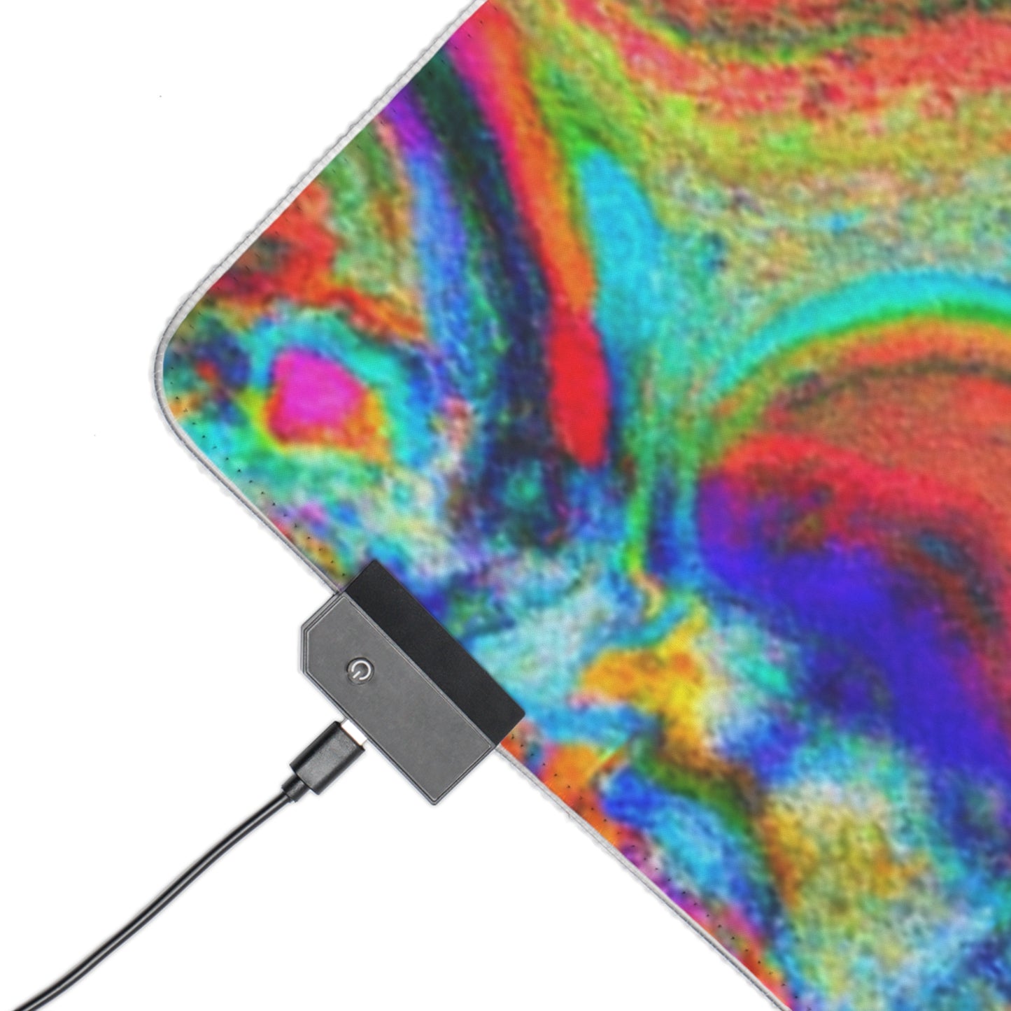 Jasper Punchyford - Psychedelic Trippy LED Light Up Gaming Mouse Pad