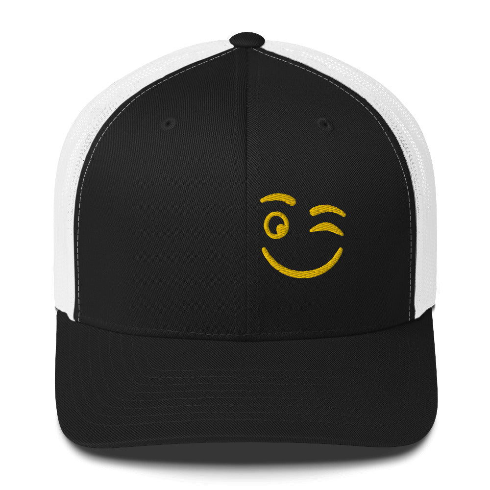 I'm Golden Happy Smiley Smiling Face Trucker Cap Hat