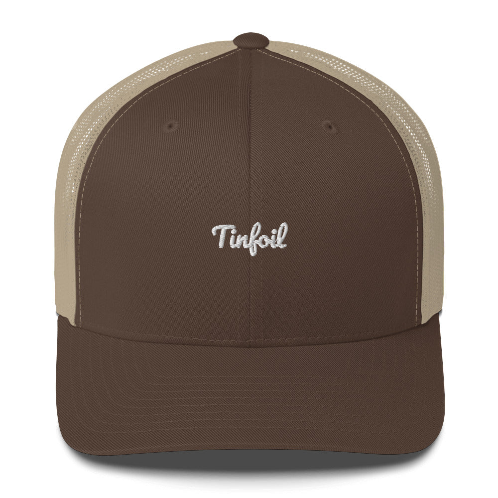 Tinfoil Conspiracy Theory Funny Trucker Cap Hat