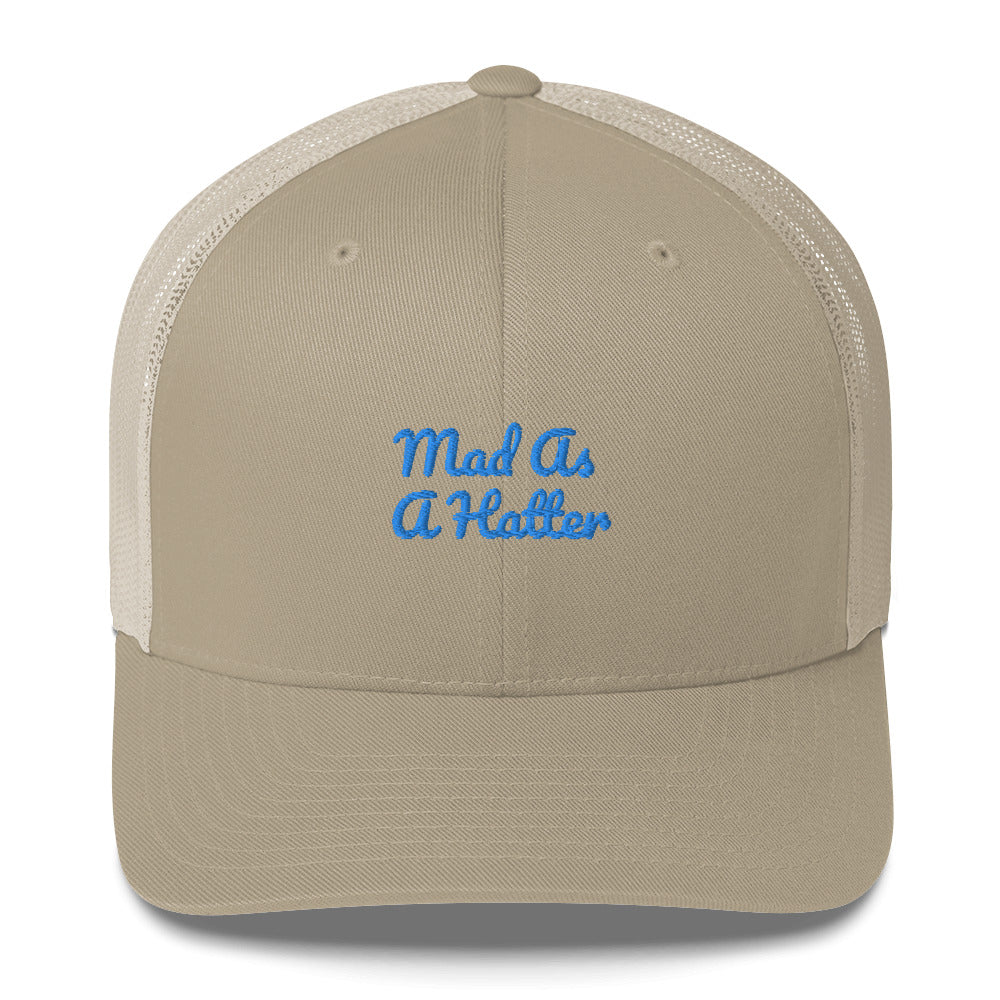 Mad As A Hatter Alice In Wonderland Trucker Cap Hat