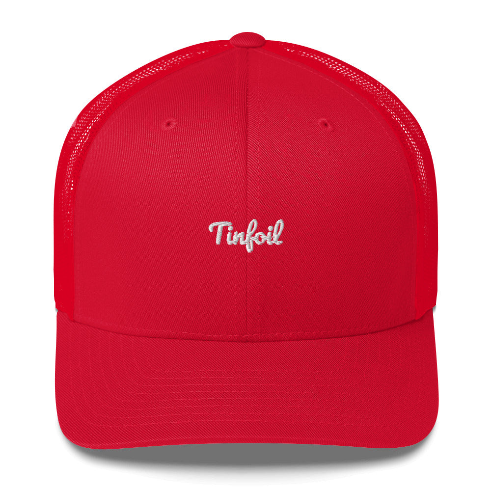 Tinfoil Conspiracy Theory Funny Trucker Cap Hat