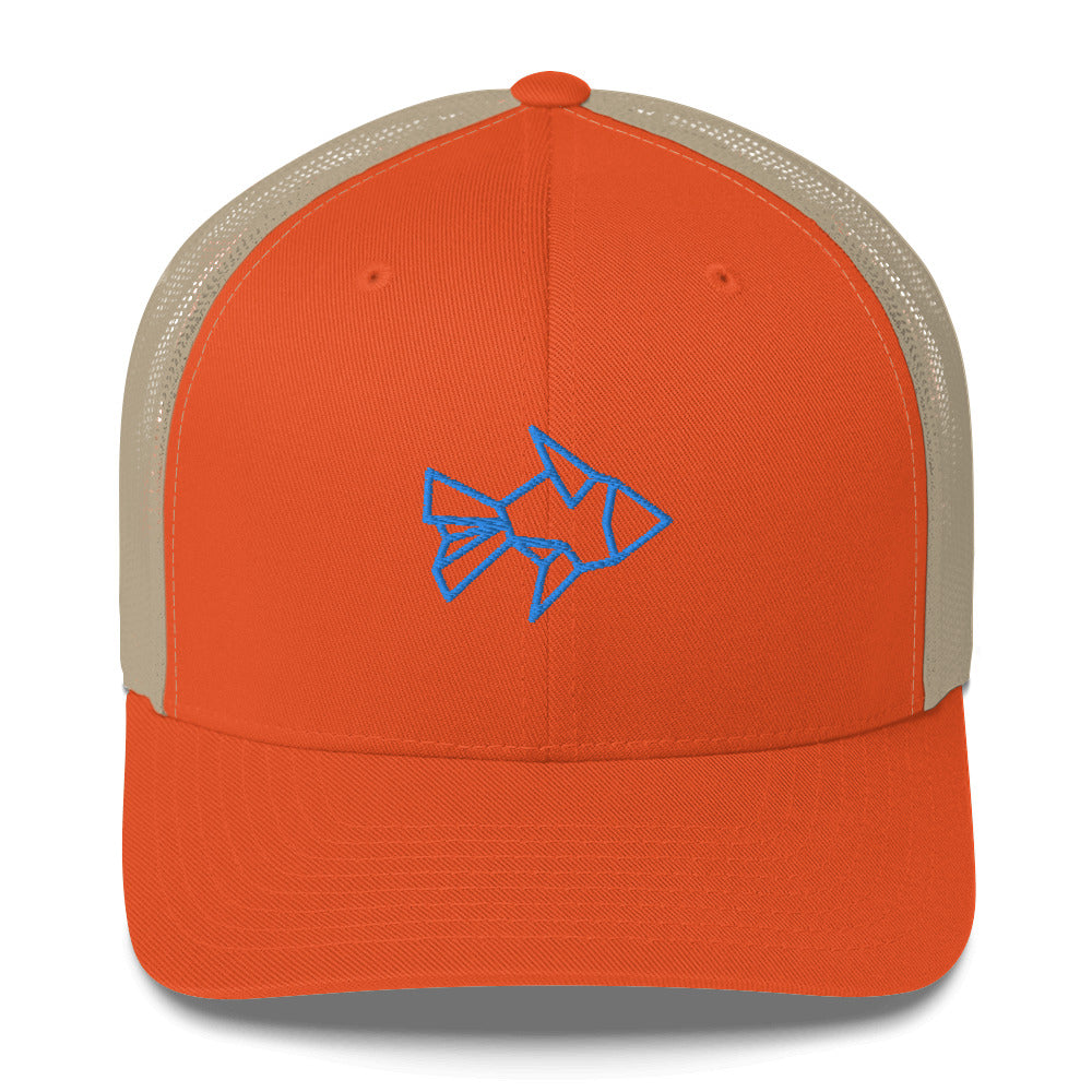 Fly Fishing Fishermen Trucker Cap Hat